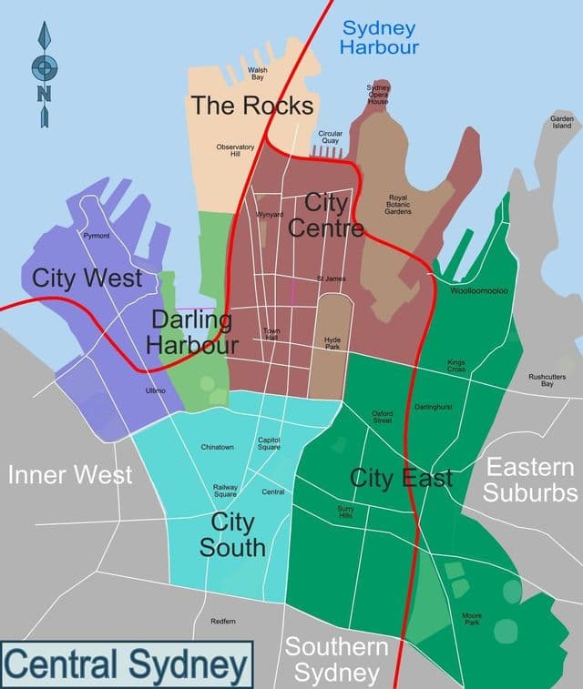 Plan districts Sydney